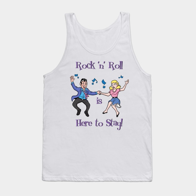 Rock 'n' Roll Dance Couple Tank Top by AceToons